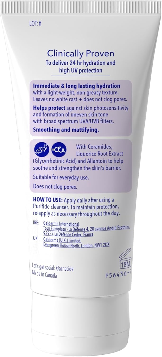 Purifide by Acnecide Daily Face Moisturiser SPF 30 50ml