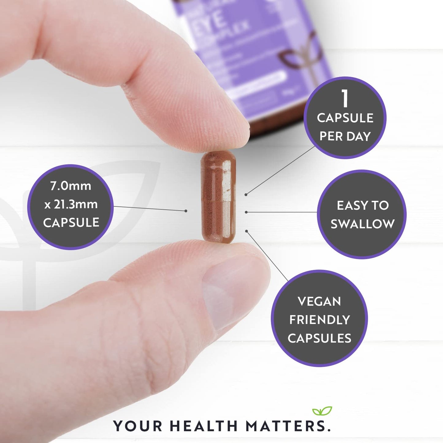 Lutein Natural Eye Supplement – 90 Vegan Capsules - Zeaxanthin, Meso Zeaxanthin, Bilberry Extract, Vitamins A, B12 & Zinc – for Maintenance of Normal Vision – Made in The UK by Nutravita