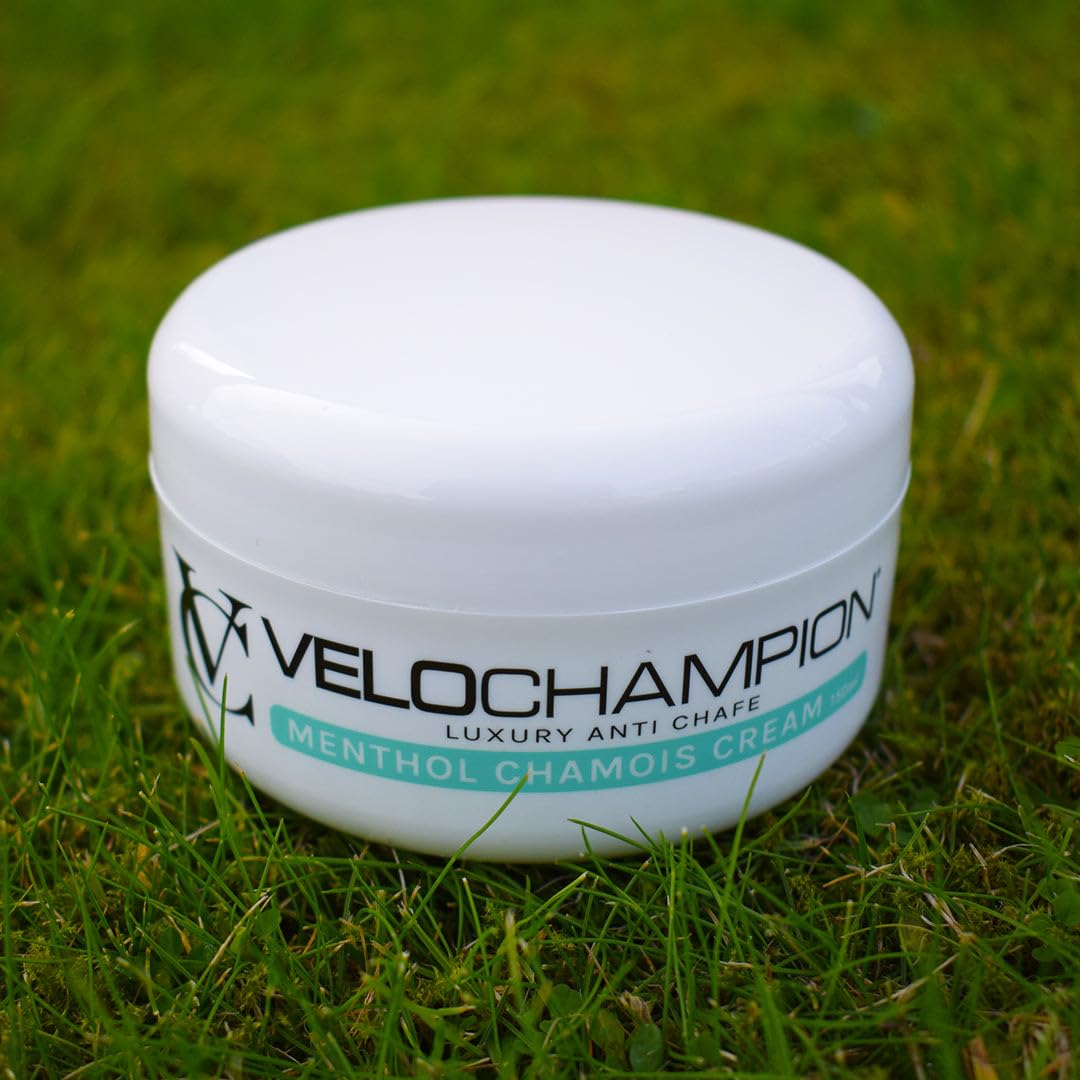 VeloChampion Luxury Anti Chafe Chamois Cream Fresh Moisturising Cream. Reduces Friction and Discomfort