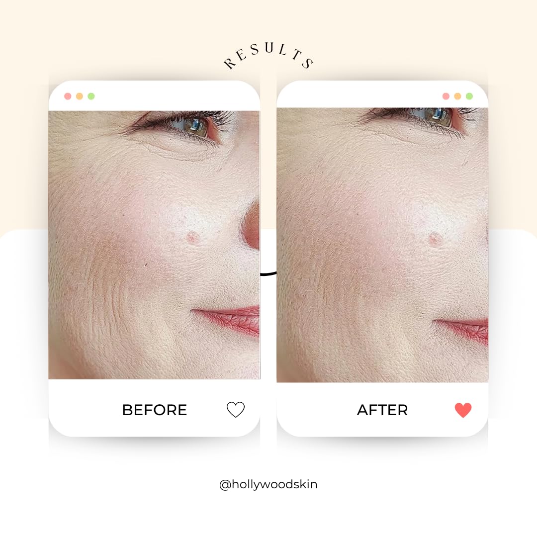 hollywoodskin 20% Vitamin C peel off mask. For instantly more radiant & glowing skin, with 10% Hyaluronic acid, 1% Vitamin E, Aloe vera, Collagen and Jojoba oil. 100ml