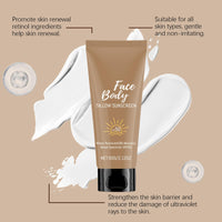 Tongyend Tallow Sunscreen SPF50+ Face & Body Sun Cream | Broad Spectrum UVA/UVB Protection | Face Sun Cream SPF 50 | Natural Tallow & Shea Butter | Non-Greasy + Lightweight | 60g Travel-Friendly