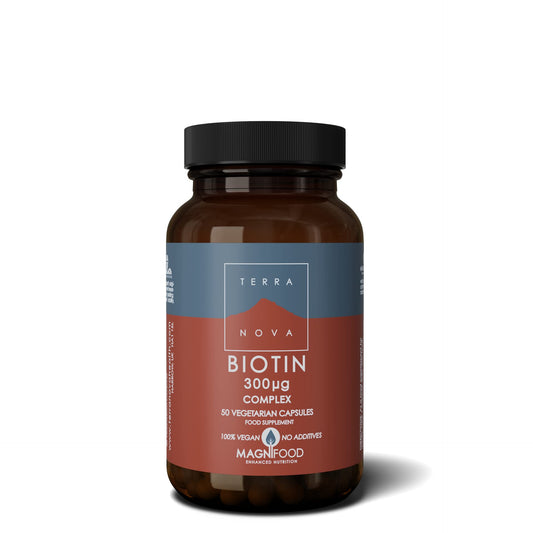 Terranova TERRANOVA Biotin 300mcg Complex - 50 Vegicaps