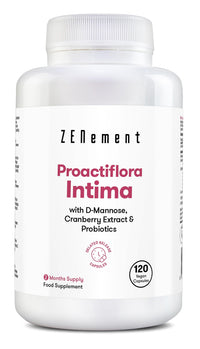 D-Mannose, Cranberry and Prebiotics Capsules | Bladder Control & Urinary Tract Infection Treatment | d mannose Cystitis Treatment for Women | UTI Treatment for Women | Zenement