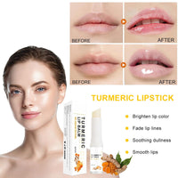 KARELLS Turmeric Lip Balm Stick,Lip Care Cream,Daily Lip Care Balm,Lip Lightening For Dark Lips,Turmeric Long Lasting Moisturizing Lips Balms,Reduces Chapped Dry Lips,Repairs Cracks