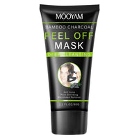 IREV Bamboo Charcoal Peel Off Mask, Blackhead Remover Peel Off Mask Charcoal Face Masks for Deep Cleansing, Blackhead Peel Off Mask for Smooth & Clear Skin Black Peel Off Face Mask Charcoal Face Mask