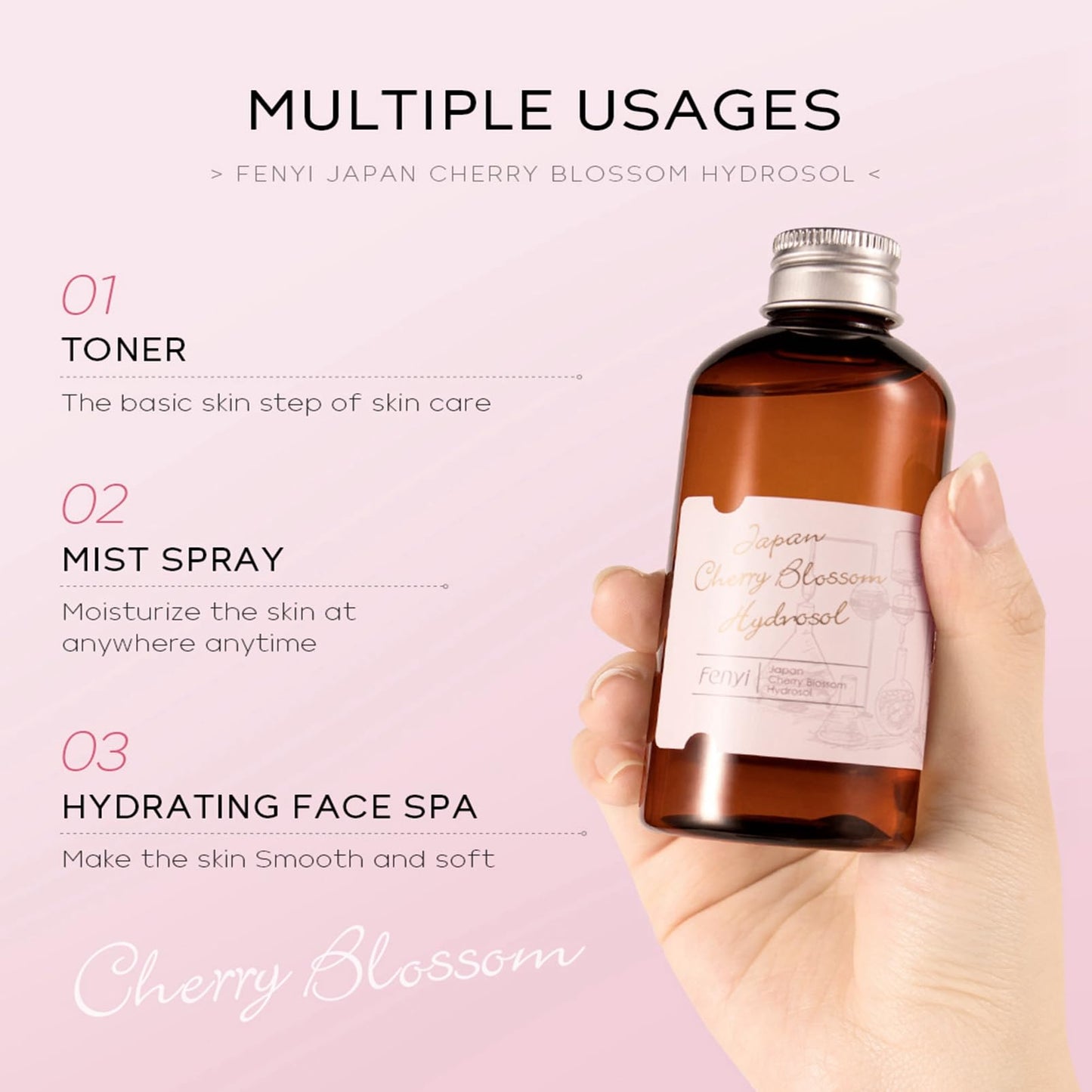 Skincare Gifts For Teenage Girls - Sakura Skincare Sets - Pamper Sets For Women - Skin Care Set & Kits - Beauty Gift Sets for Her - Cleanser,Hydrosol,Serum,Cream,Eye Cream,Mask,Lip Mask,Mud Mask