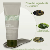 Xinyig Moisturizing Mud Mask for Face and Body,Face Masks Skincare,Collagen Night Wrapping Cream,Mud M/ask for Fac/e Cleansing,Po/re Purifying Wash off Mud Mask,Peel off F?ace,Fa/ce Mask Skincare for Women