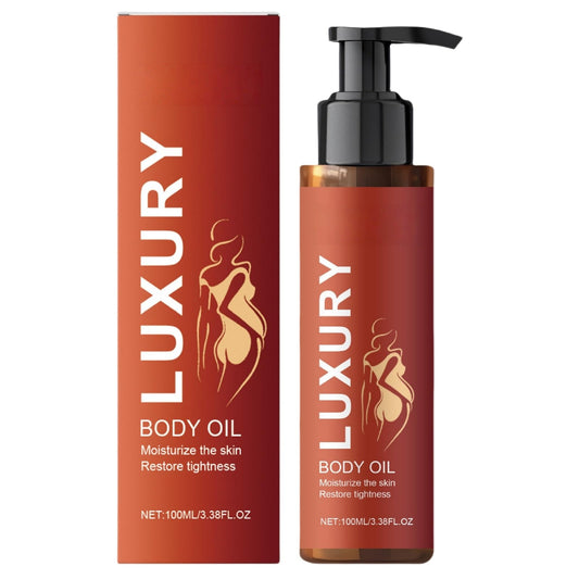 Xunzhi Magic Luxury Body Oil 100ml,Magic Body Oil Firming,Massage Oils,Luxury Firming Body Lotion,Hydrating Bo/dy Tightening Lotion for Women,Lifting B/ody O/il,Moisturizing L/otion,B/ody Moisturizing O/il