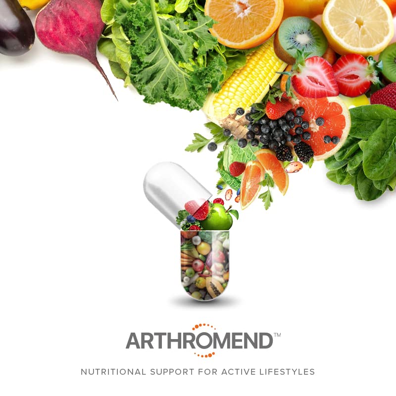 Not the Norm Natural Alternatives Arthromend | Food Supplement for Joint Support | Vitamin C, Citrus Bioflavonoids, Turmeric, Boron | 250 Capsules | 3-8 Month Supply
