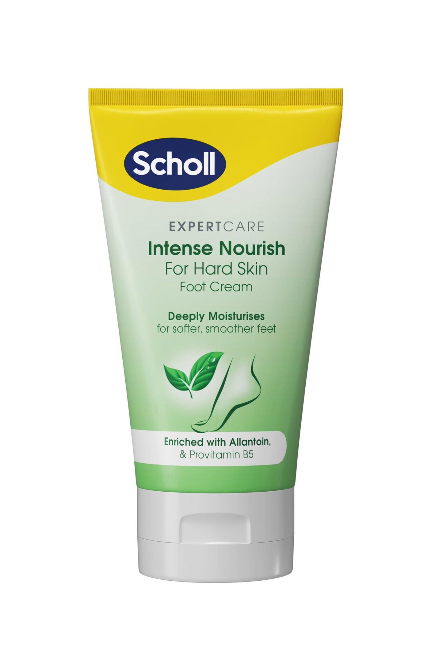 Scholl ExpertCare Intense Nourish Foot Cream for Hard Skin 150ml, Deeply Moisturising Cream with Urea, Vitamin E & Provitamin B5 Complex for Softer Smoother Feet
