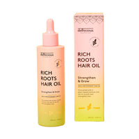 Delhicious Mini Rich Roots Amla & Rosemary Hair Oil. Strengthen & Grow. Pure Indian Amla Oil. 100% Natural. Award-winning.