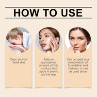 Yoowan 3Pcs Cc Red Correct Cream,Cc Cream Foundation,C-c Cre-am Tinted Moisturiser,C-c Cre-Am Colour Correcting,Spf 25,Colour Changing Foundation,Cover Up Blemish(Purple+Green+Transparent)