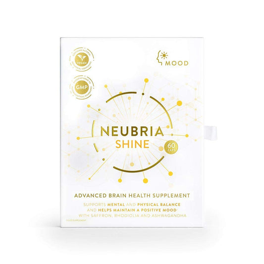 NEUBRIA Shine – Mood Booster Formula with Essential Vitamins and Minerals, contributes to Natural Well-Being and Emotional Balance - 60 Capsules (one month's Supply) – by Neubria