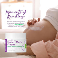 Vigority Stretch Mark Cream for Pregnant Women: Belly Butter for Expecting Moms - Moisturizing Lotion for Skin Elasticity - Maternity Skin Care Cream - 4 Oz