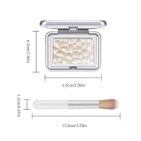 KYDA Highlighter Makeup Palette, Shimmer Highlighter Powder Makeup Palette, Diamond Shine pearl powder with Brush for Body Face -03