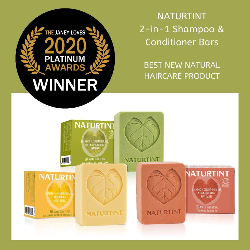 NATURTINT Naturtint 2 in 1 Strengthening Shampoo & Conditioner Bar for Weak and Thinning Hair