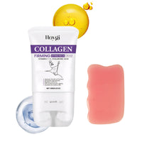 GMHLLES Neck Firming Cream,Neck Firming Cream with Roller, Retinol Suitable for Reducing Wrinkles, Fine Lines and Double Chins Wave Scraping Board Pink 1 Piece