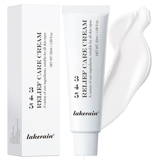 RUICHING 345 Relief Cream, 345 Cream Soothing Moisturizing Barrier Cream, Repaire Cream Lightweight non-greasy Face Moisturizer for All Skin Types