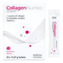 Norsa Pharma Collagen Nucleo (Raspberry / 30 Sachets) | Premium Marine & Bovine Collagen Complex with 5 Nucleotides & Vitamin C | High Bioavailability | Sugar Free | For Skin, Joint & Immunity Support