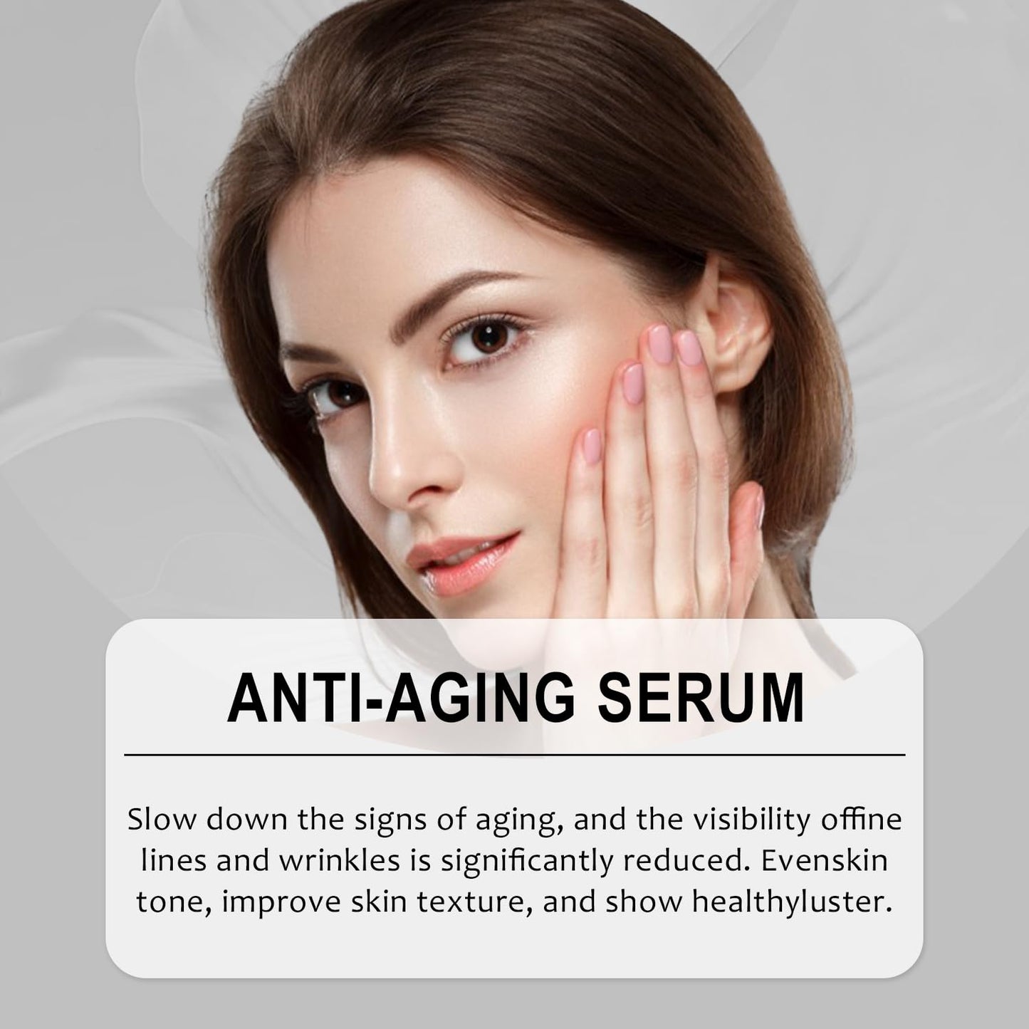 Generic firming face essence for deep hydration liquid solution face serum lifts and tones anti aging serum reduces creases wrinkle care for smoother look skincare solution
