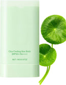IZBEAUVO Cica Cooling Sun Stick, Centella Face Sunscreen Stick, Sun Cream SPF 50+ PA++++, Centella Sun Block Sticks for Face, SPF 50 Face Moisturiser
