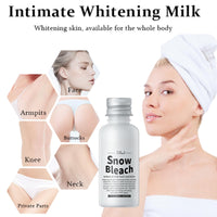 ISBEAUSOLS Skin Bleaching Cream - Body Cream for Women - Whitening Body Lotion for Intimate Area - Skin Lightening Cream For Underarm - Snow Bleach Cream for Private Part - Deep Hydration & Reduces Skin Dullness