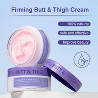 Firming Butt & Thigh Cream, Skin Tightening Cream Body Lotion For Crepey Skin – Smooths The Look Of Dimpled Texture, Fades The Look Of Stretch Marks – Smooth, Sculpted Glutes, Hydrating Toning
