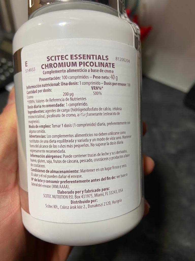 Scitec Nutrition Chromium Picolinate Tablets - 100 Tabs, Multi color