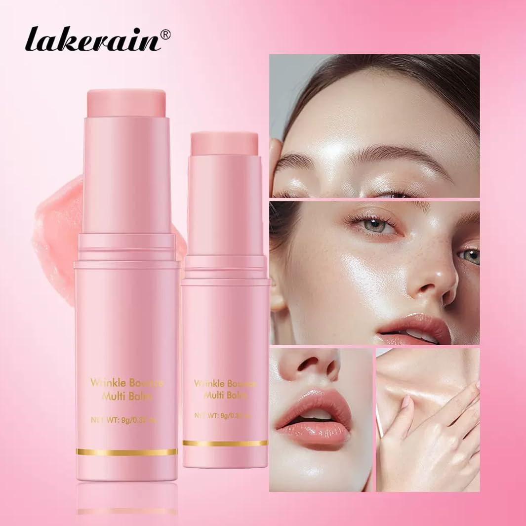 Mori Kamei 2pcs C-ollagen S-tick for Face,Wrinkle Multi Balm Stick, Collagen Balm Stick,Pure Collagen Wand,Moisturizing stick containing collagen, Suitable for Wrinkles Around Lips and Eyes