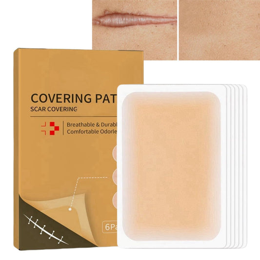 Siyinzu 6PCS Concealer Sticker,Invisible Scar Cover-Up,Breathable and Waterproof S-car Co-ver Stickers,Ultra Thin Patch for Scar,Concealer Stick-er for Covering Up Scars,Natural Con-cealer Stickers