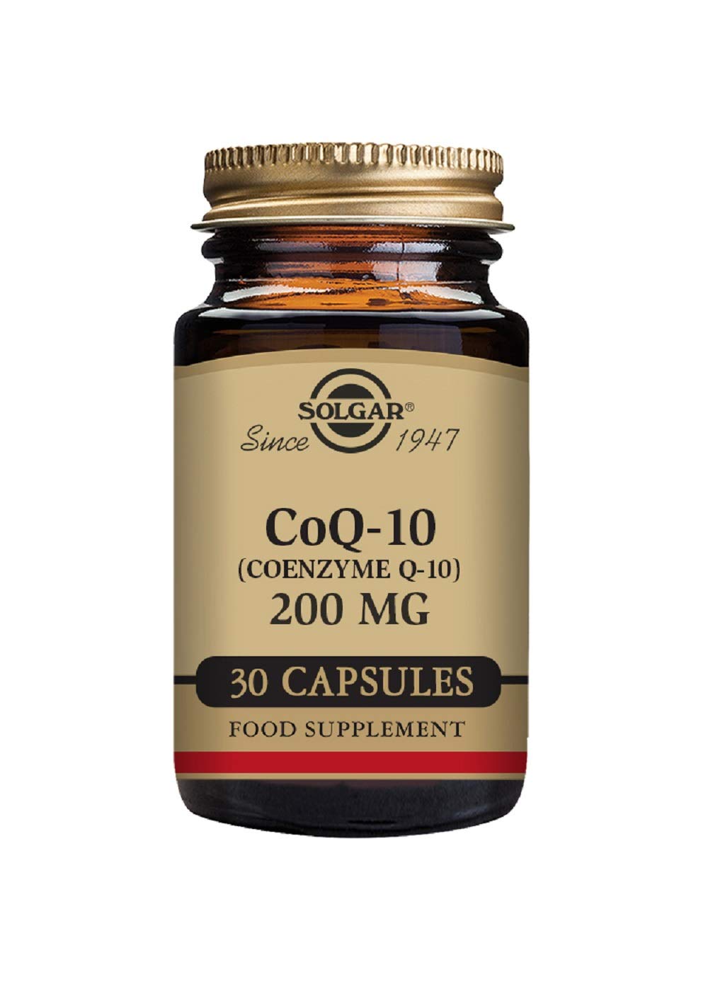 Solgar Coq-10 (Coenzyme Q-10) 200 Mg Vegetable Capsules - Pack of 30