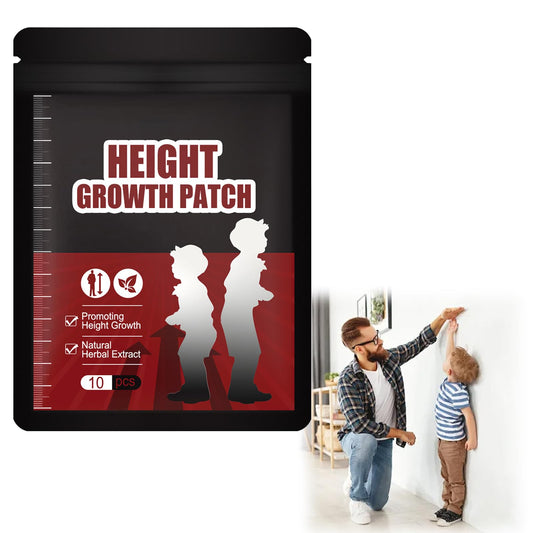 Pack of 10 Height Growth Patches, Height Growth Foot Patches, Growth Enhancer Patches, Bone Growth Foot Patches to Increase Body Growth, Height Growth Patches for Adults and Teenagers