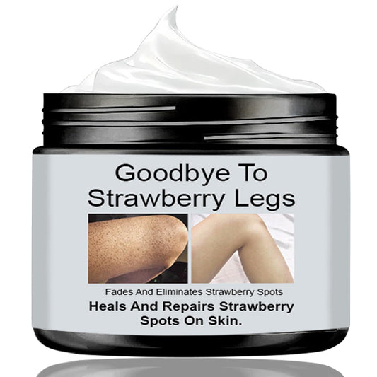 Strawberry Legs Treatment - Exfoliates & Moisturizes for Smooth Skin. Body Lotion for Rough, Uneven Texture Body Cream