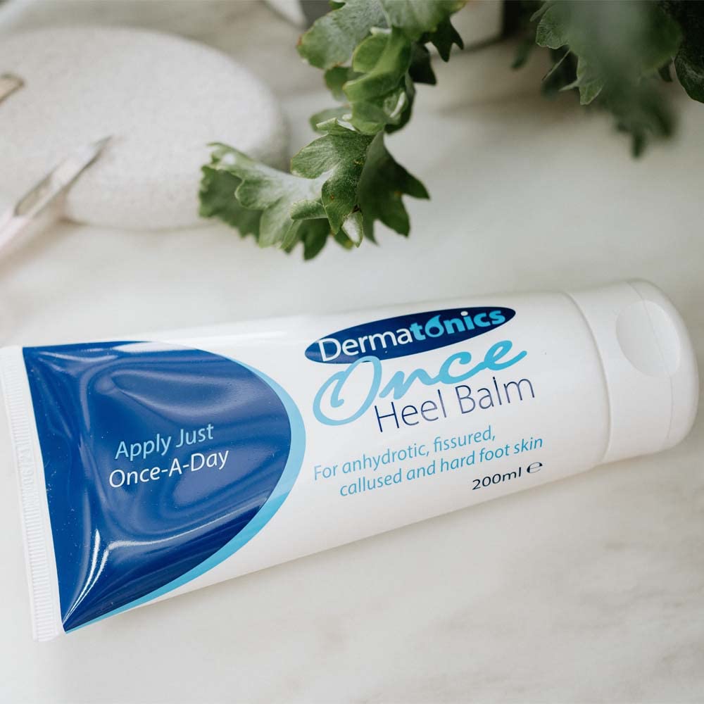 Dermatonics Once Heel Balm - Long-lasting Relief for Rough, Dry, and Callused Heels and Feet | Paraben-free and Clinicaly Proven | Visible Result in 8 Days | 200 ml