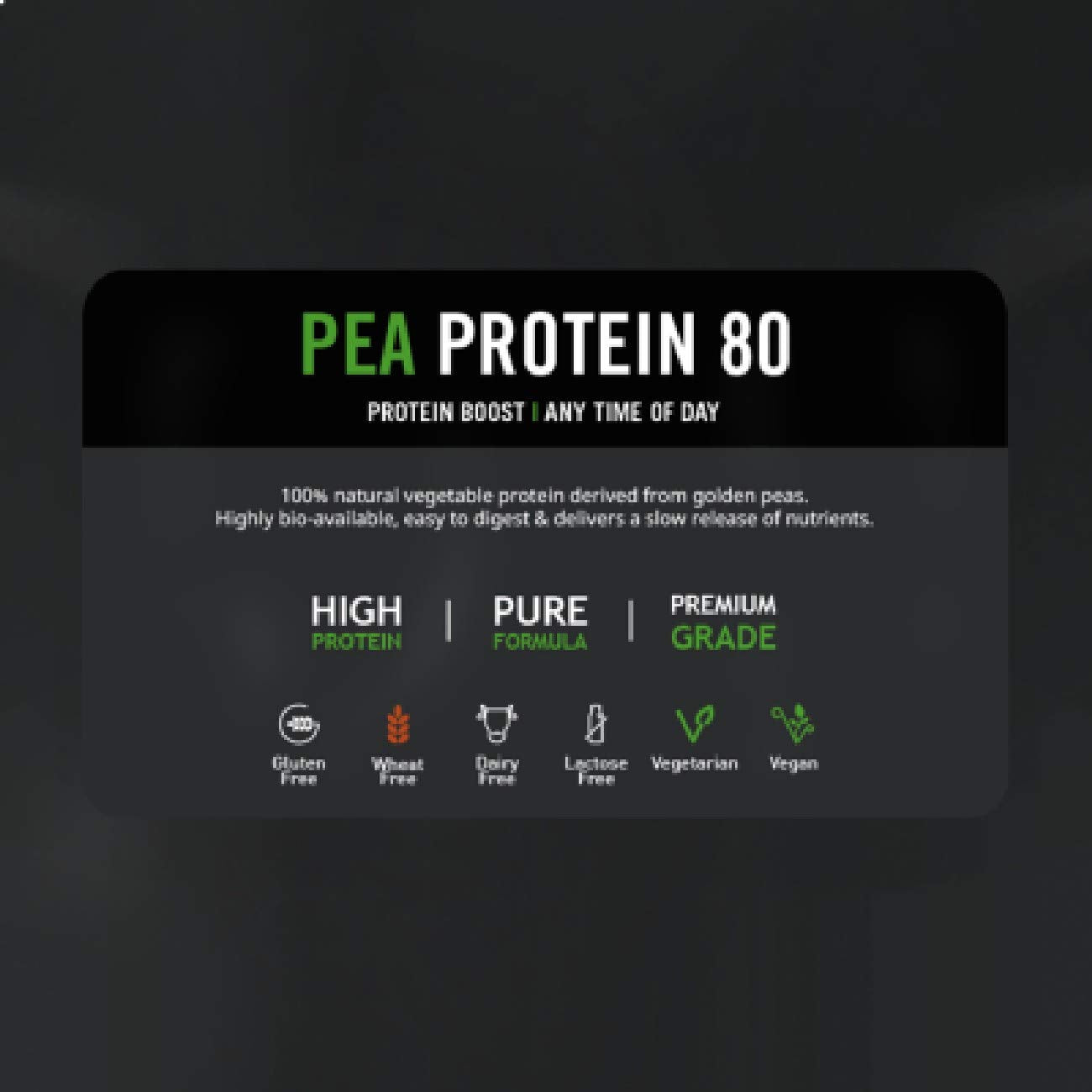 Protein Works - Pea Protein Isolate Protein Powder | 100% Plant-Based & Natural | Gluten Free | No Added Sugar | Unflavoured | 500 g
