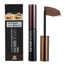 AurolaGlow Tattoo Brow Peel Off Gel Tint - Semi-Permanent, Waterproof, Lasts Up To 3 Days - Dye for Eyebrow Coloring - Easy Peel-Dark Brown