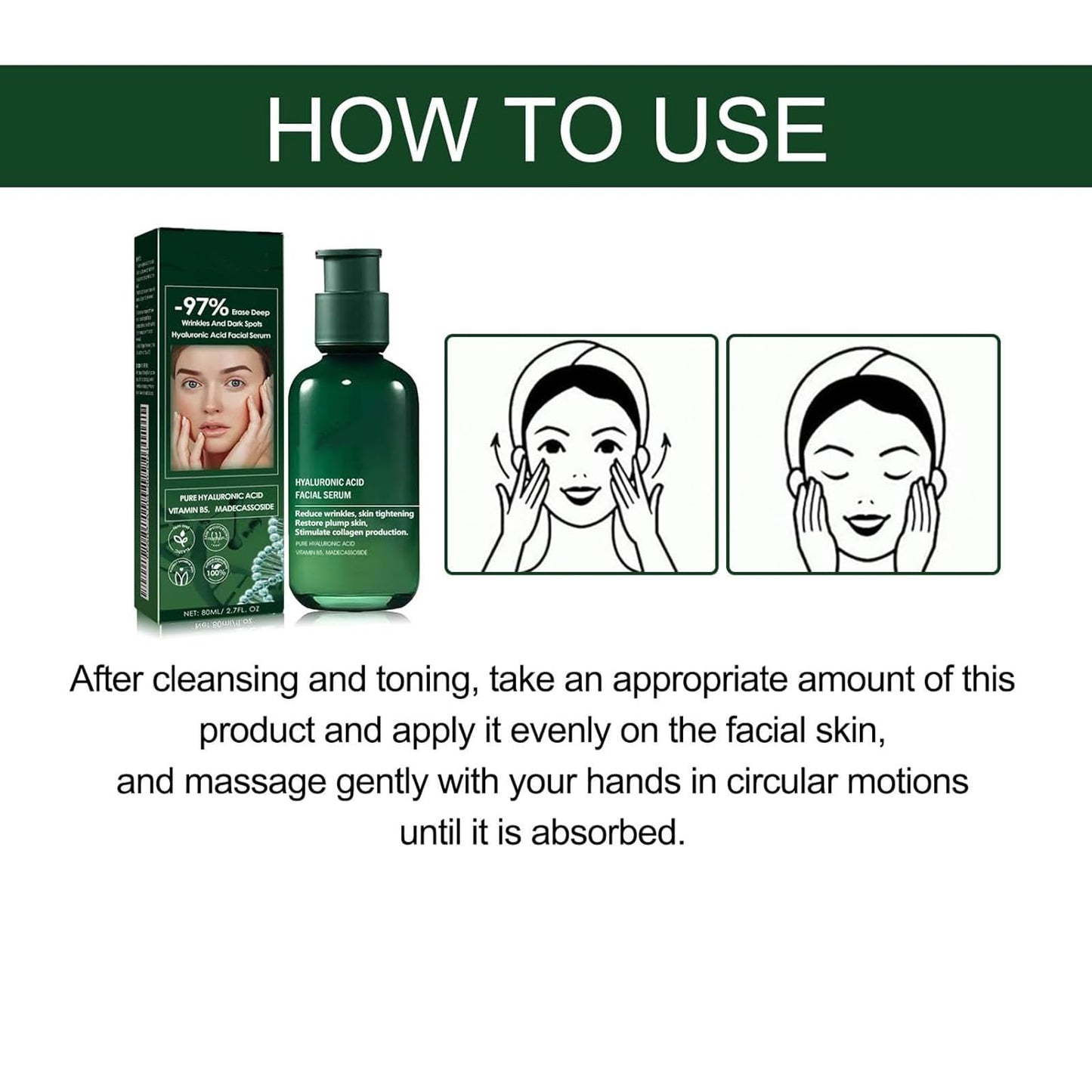 2PCS Fubsta Skin Firming Rejuvenating Serum, Skin Firming Serum for Face and Neck, Skin Firming Serum for All Skin Types
