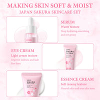 wimony WIMONY Skincare Gift Set 3PCS with 4PCS Mini Travel Kit For Teenage Girls,Serum,Eye Serum,Essence Cream,Facial Care Travel Kit,Mild And Non-Irritating Face Care Kids Skin Care Products