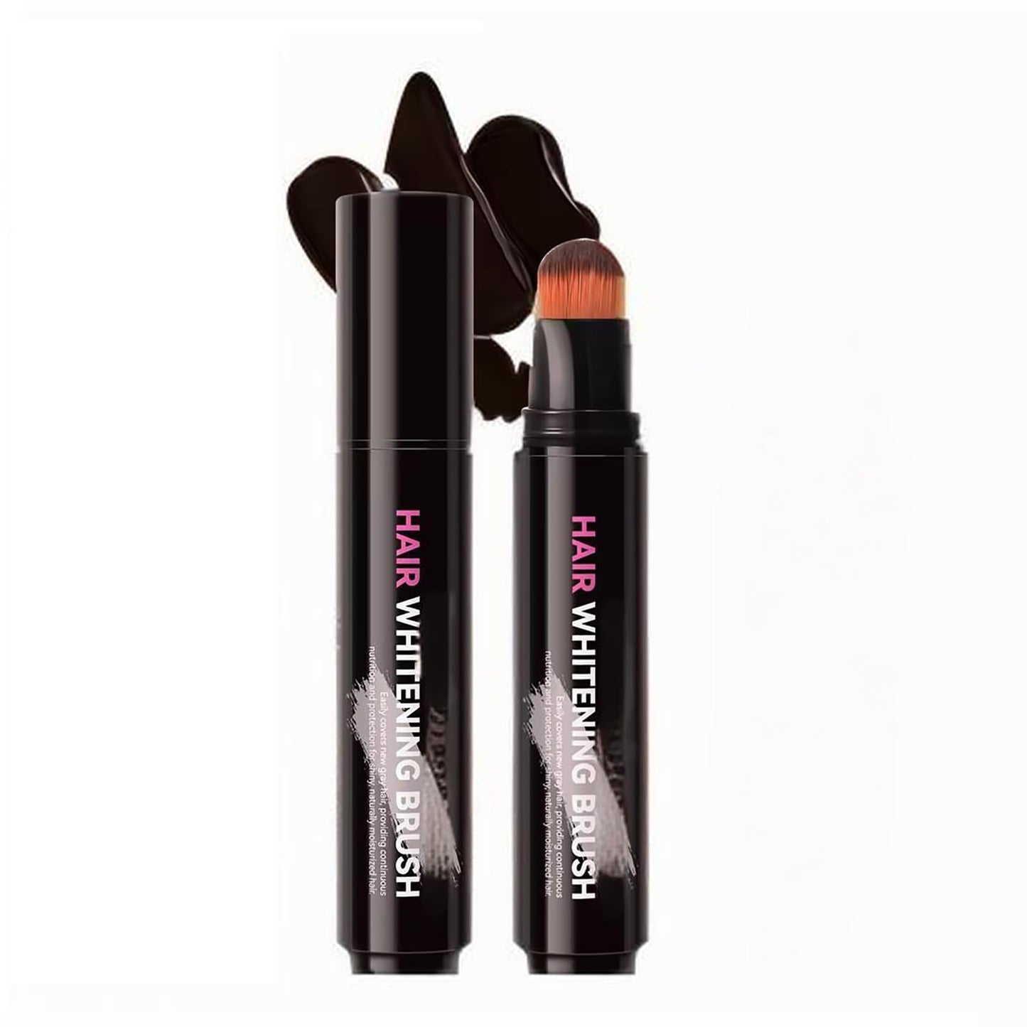 Generic Hair Root Touch Up Stick & Brush β Temporary Hair Dye Pen for Grey Coverage, Natural-Looking Root & Beard Touch Up, Easy to Use, Travel-Friendly, for Men & Women (coffee)