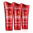 L'ORÉAL L'Oréal Paris Elvive Rapid Reviver Instant Intensive Conditioner, Enriched with Amino Acid and Vitamin E, for Coloured Hair, Pack of 3