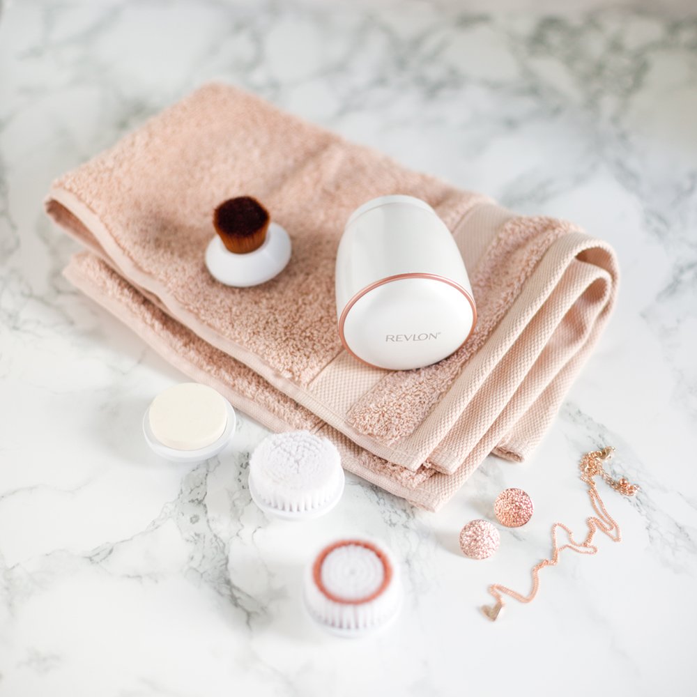 Revlon Ultimate Glow Clean and Makeup Sonic Facial Brush, RVSP3538UKE