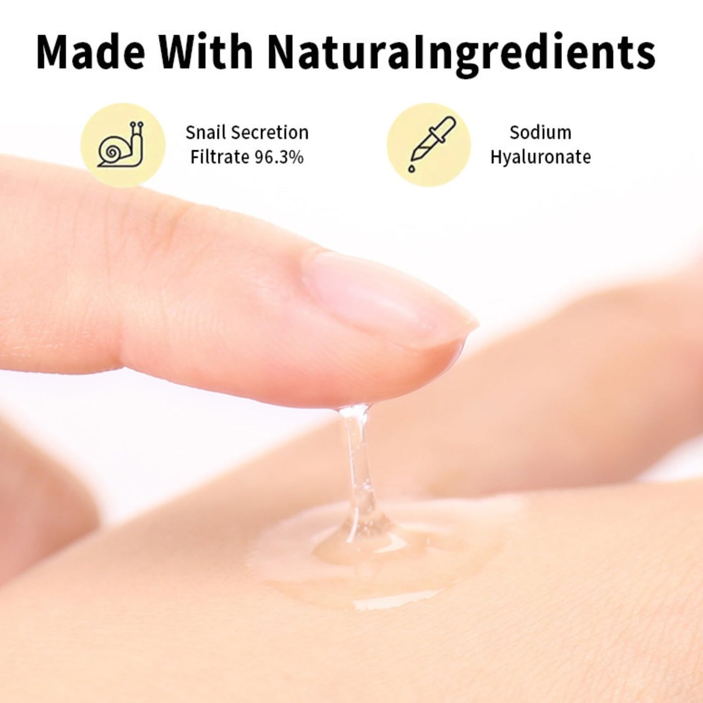 IZBEAUVO Snail Repair Essence - 96% Snail Mucin & Hyaluronic Acid Serum for Face, Intensive Hydration & Skin Repair, Anti-Aging & Pore Minimizing Serum for Dull, Damaged Skin Korean Skincare,100ML