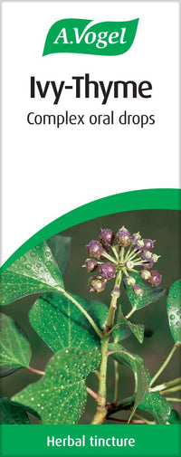 A.Vogel Ivy-Thyme Complex Drops | Food Supplement | Fresh Tinctures of Ivy & Thyme | Liquorice Root | Suitable for Vegans | 50ml