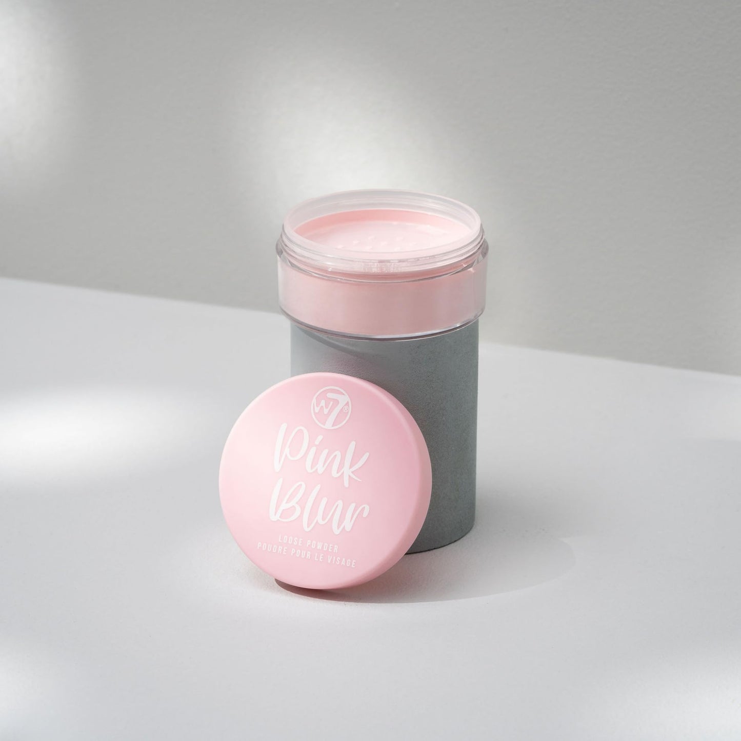 W7 Pink Blur Loose Setting Powder - Weightless Brightening & Blurring Face Powder For All Skin Tones