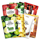 MOOYAM 8-pack Korean Skin Care Face Beauty Mask Sheet - Jojoba Oil, Green Tea, Vitamin C, Hyaluronic Acid, Shea Butter, Moisturising, Anti-Wrinkle, Brightening, Firming, Nourishing, Lightening 25ml/pc