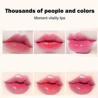 Fankayi Transfer-Proof Color Changing Lipstick with Gold Foil,Transparente Transferproof Gold Crystal Color Changing Lip Stick,24h Long-Lasting Hydration & Glossy Shine Lip Gloss,Colour Changing Lipstick