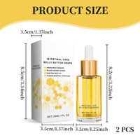 FunnAura 3PCS Belly Button Drops for Tightening Oil