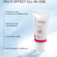 Niacinamide Sun Screen SPF 50,Soothing Sun Cream SPF 50,Anti-Ageing Sun Protection,Suncream Factor 50 for Face and Body,Hydrating Sun Lotion for Light&Smooth,Ultra Light UV Protetion,Waterproof