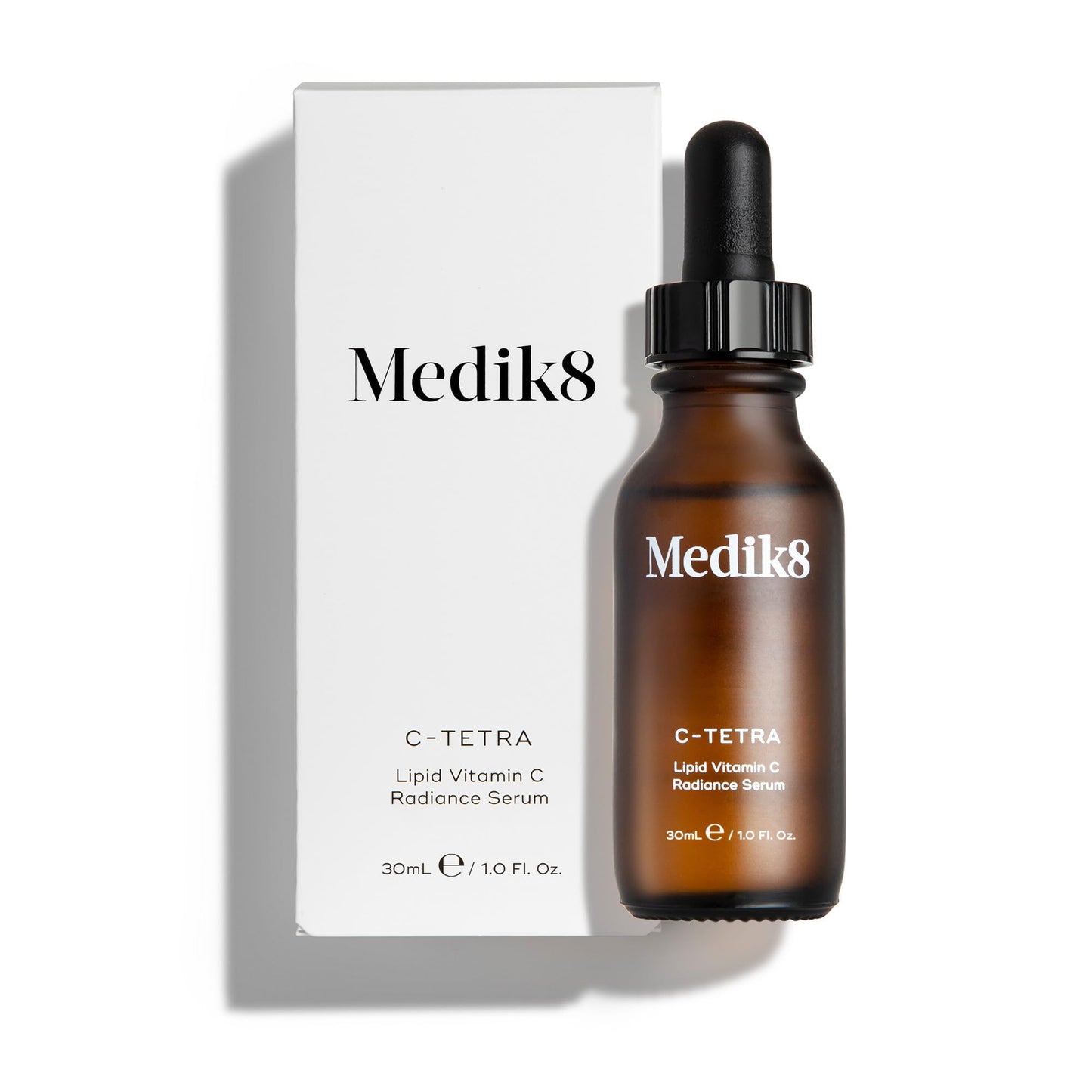 Medik8 C-Tetra - Lipid 7% Vitamin C Radiance Serum Travel Size - Smoothing, Brightening & Nourishing - Perfect For New Vitamin C Users or Sensitive Skin - 8ml