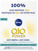 Nivea Anti-Wrinkle Day Cream Q10 Light Texture, 50 g